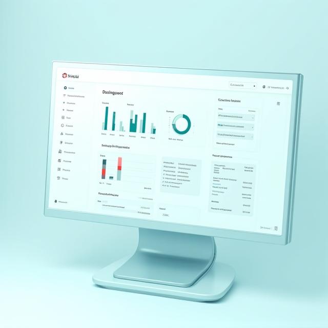 Interface showing complex analytics metrics